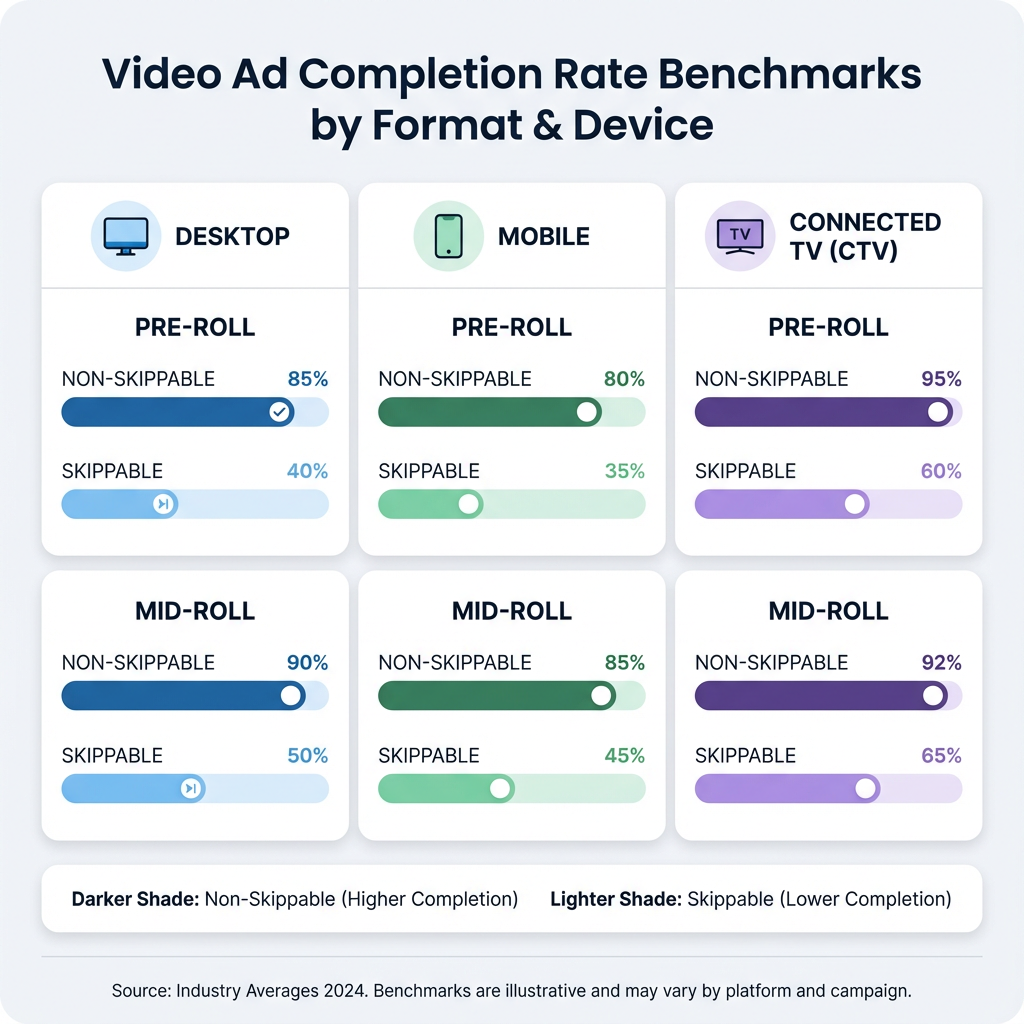 Ad Completion Rate: Complete Guide to Video Ad Performance Optimization