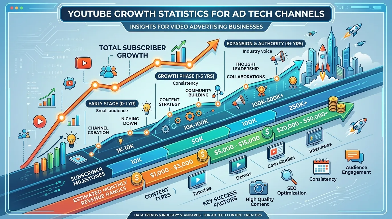 Fast Growing YouTube Channel Ideas for Publishers and Ad Tech Professionals