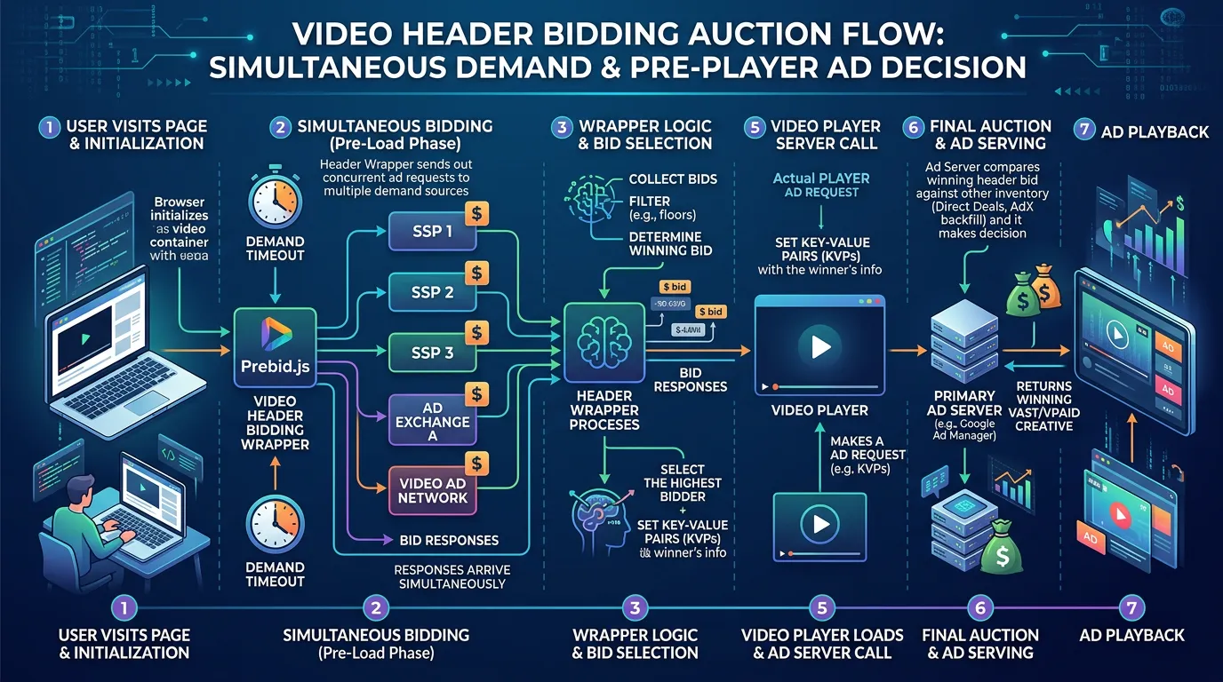 Video Header Bidding: Complete Guide for Publishers to Maximize Revenue